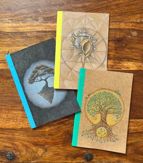 Carnet d'écriture illustré à la main Arbre