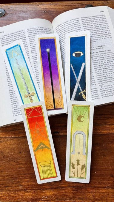 MARQUE PAGES AQUARELLE