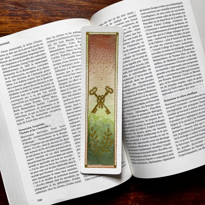 MARQUE PAGES AQUARELLE