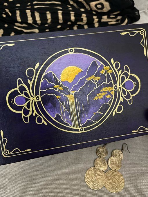 Boîte à bijoux La cascade d'or